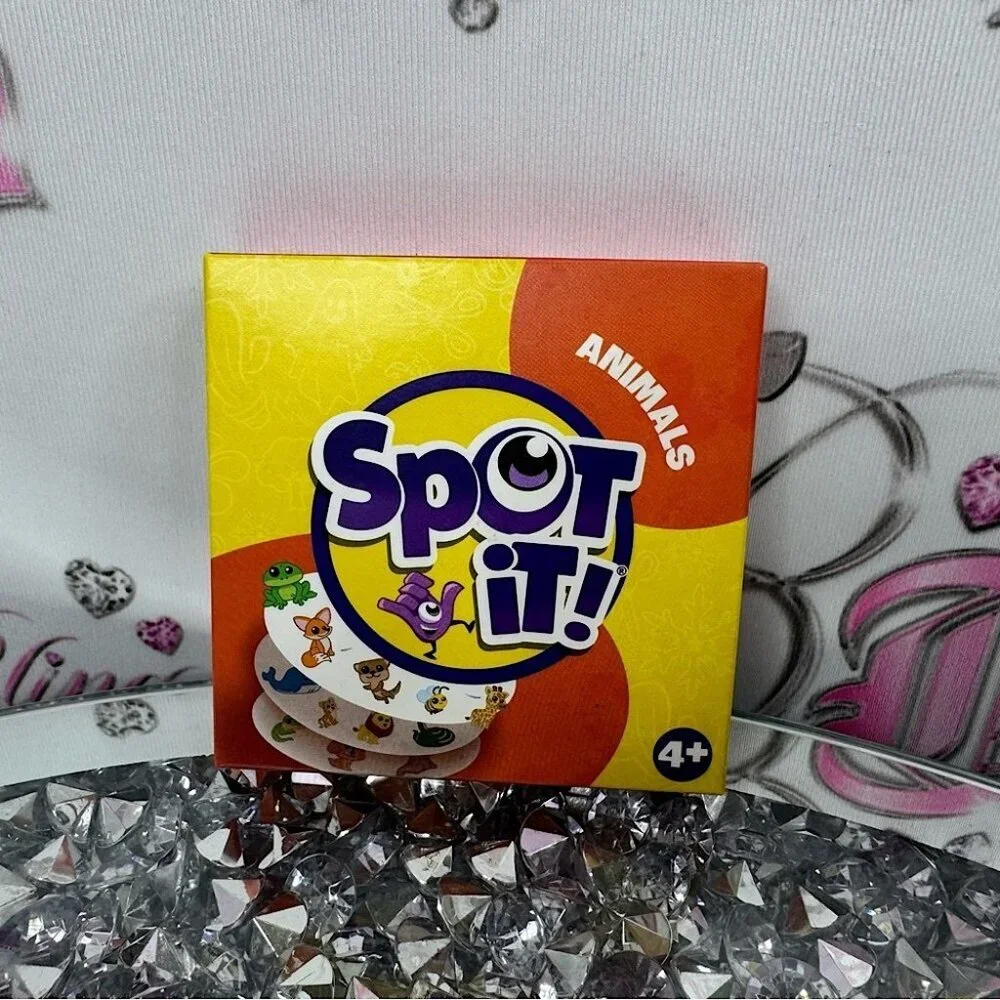 McDonald’s spot it Animals Card Game - Yellow and Orange